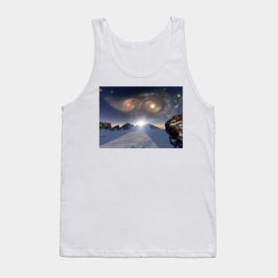 Colliding galaxies, illustration (C024/0485) Tank Top